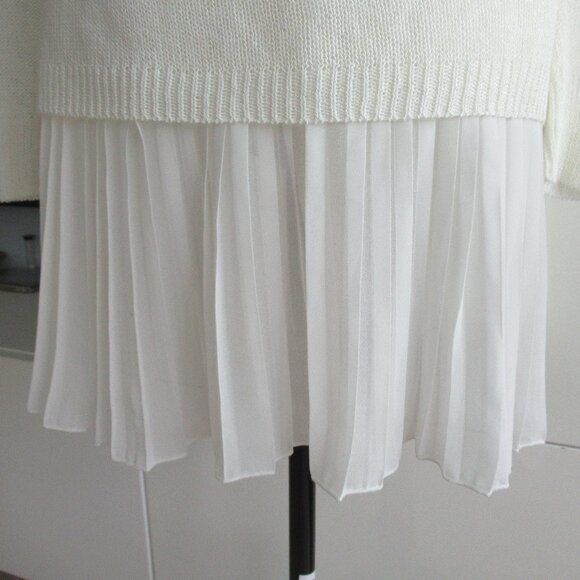 Simply Couture Boho Crochet Tunic Dress Womens S Sheer Overlay Cottagecore NWOT - Picture 6 of 12